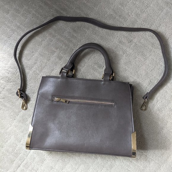 Grey Messenger Style Handbag by Dream Control - Picture 2 of 6